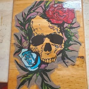 Handcrafted paint board art